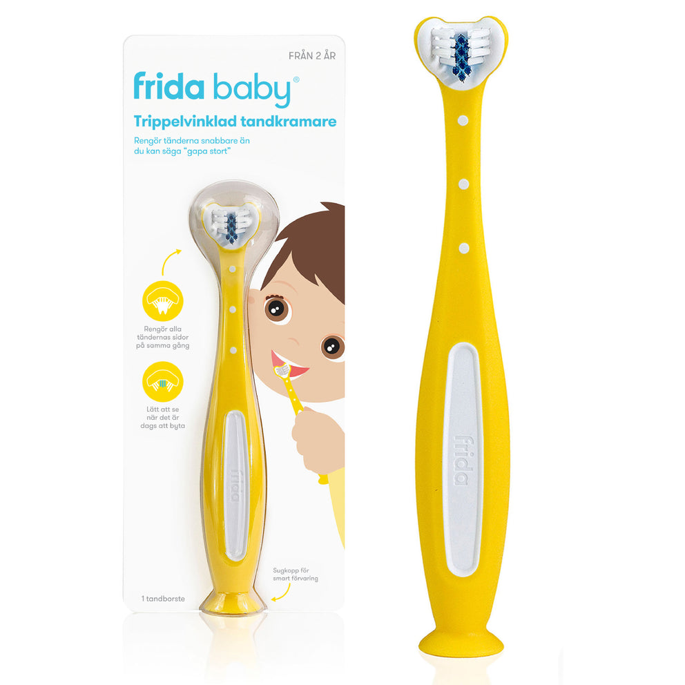 Trevinklad tandkramare