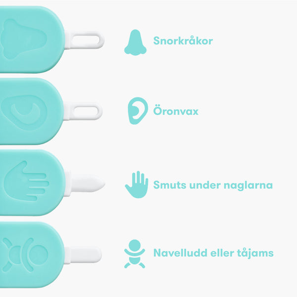 3-i-1 Rengörare för näsa, naglar och öron